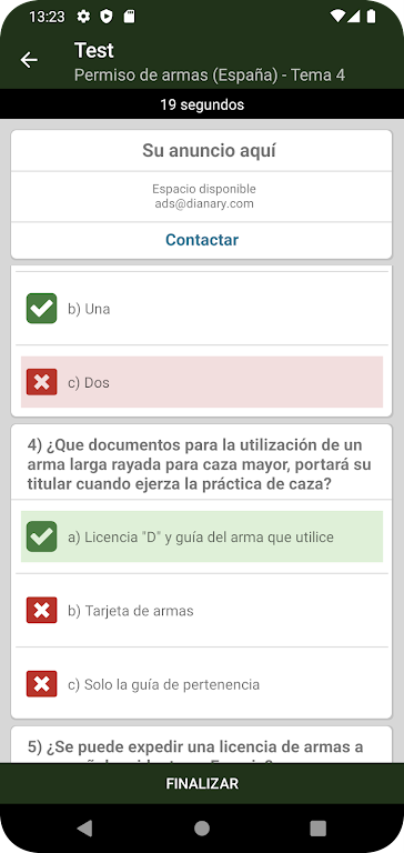 ExamenesCazador.com應用截圖第2張