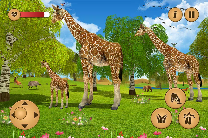 Schermata Giraffe Family Life Jungle Sim 3