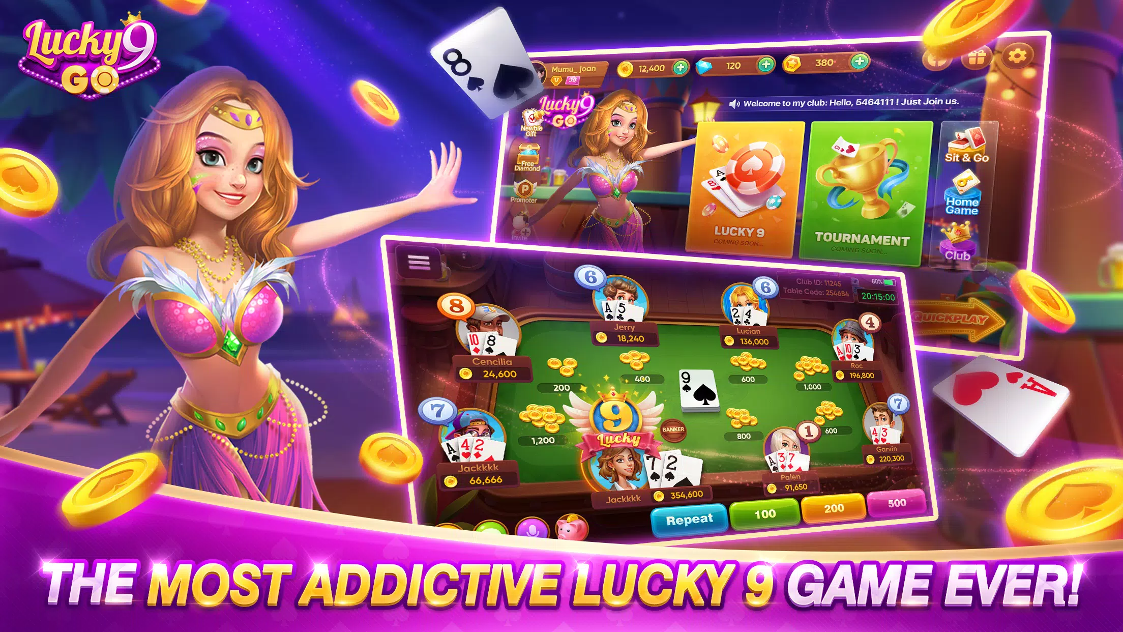 Lucky 9 Go ภาพหน้าจอ 0