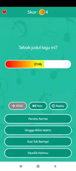 Schermata Game Tebak Lagu 3