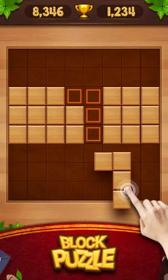 Block Puzzle - Wood Legend Ảnh chụp màn hình 1