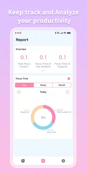 Brain Focus Productivity Timer Capture d'écran 2
