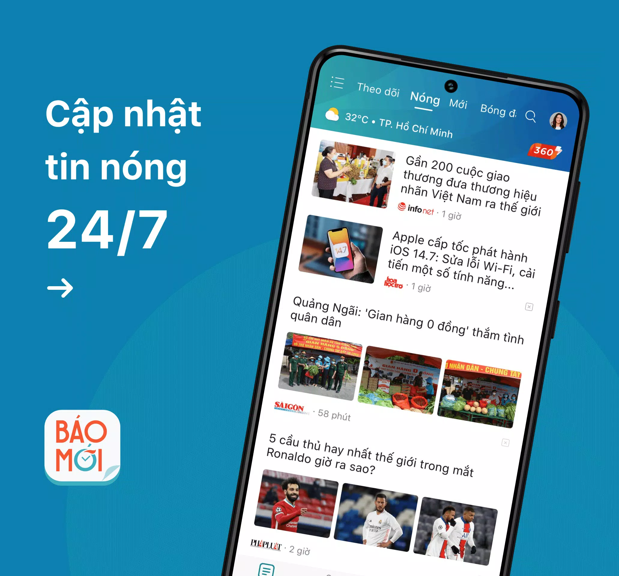 Báo Mới - Tin mới 24h Captura de tela 0