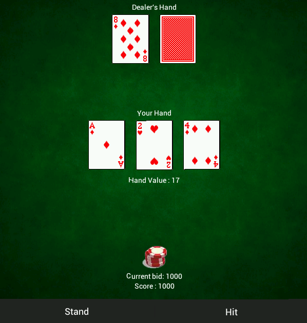 Play21 Blackjack स्क्रीनशॉट 0