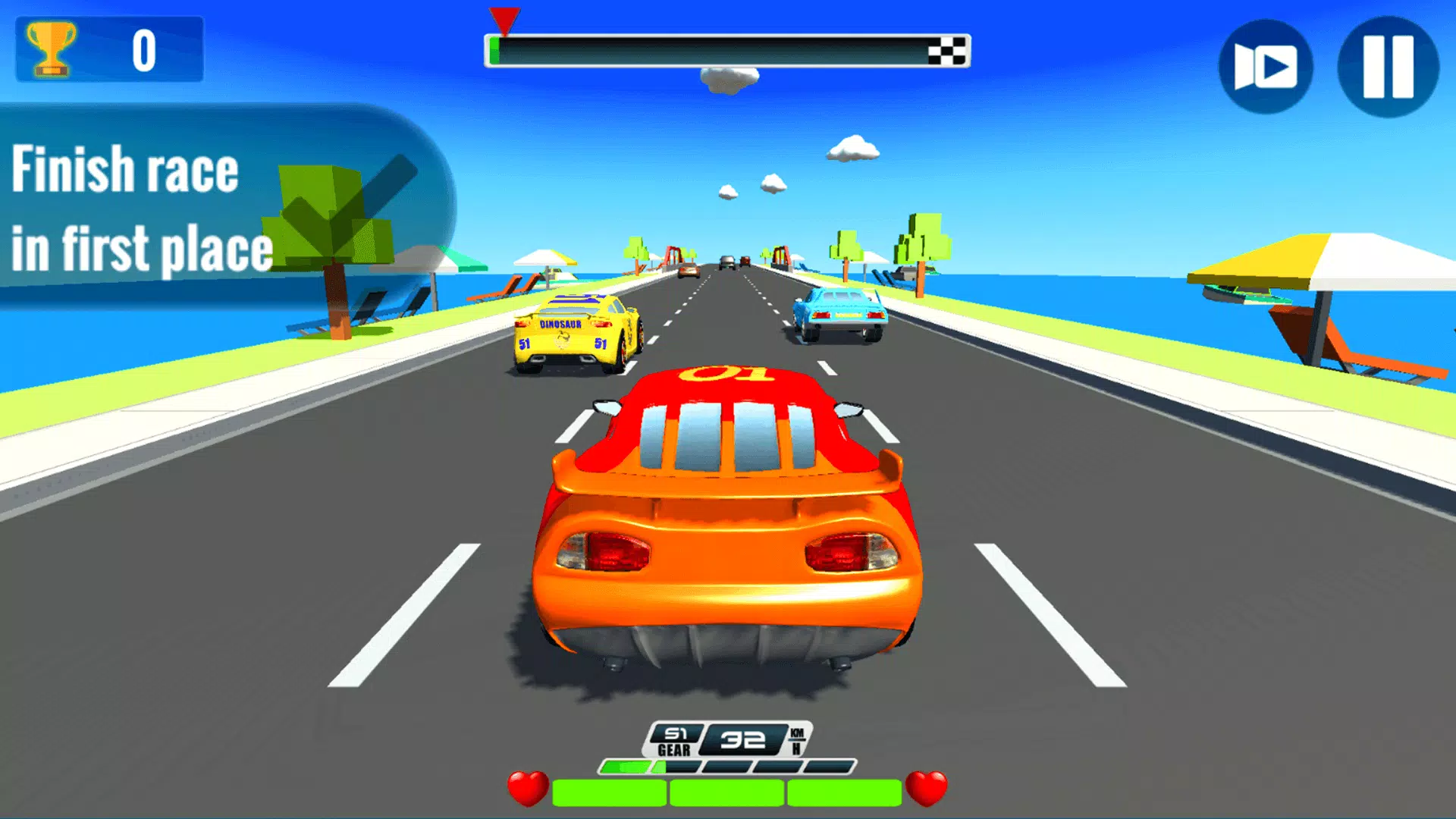 Super Kids Car Racing Ảnh chụp màn hình 3