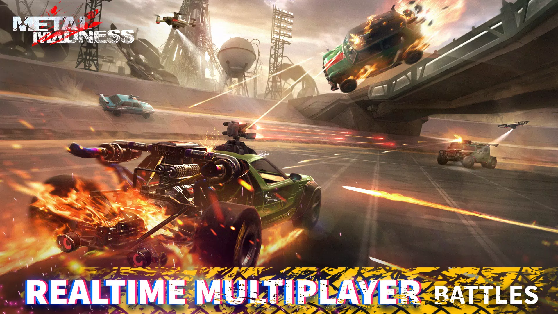 METAL MADNESS PvP: Car Shooter ဖန်သားပြင်ဓာတ်ပုံ 2