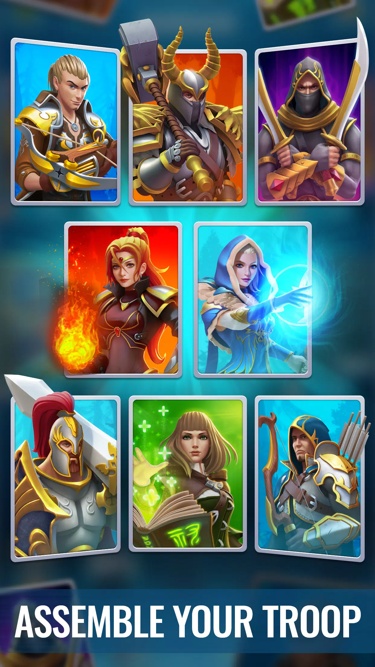 Raid & Rush - Heroes idle RPG Ảnh chụp màn hình 0