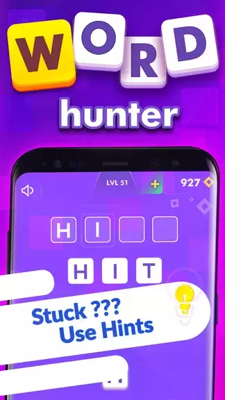 Word Hunter - Offline Word Puz स्क्रीनशॉट 1