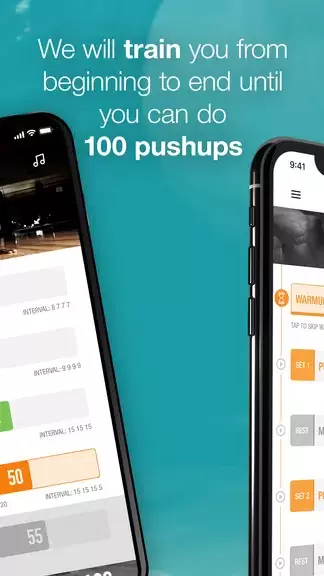 0-100 Pushups Trainer Zrzut ekranu 1