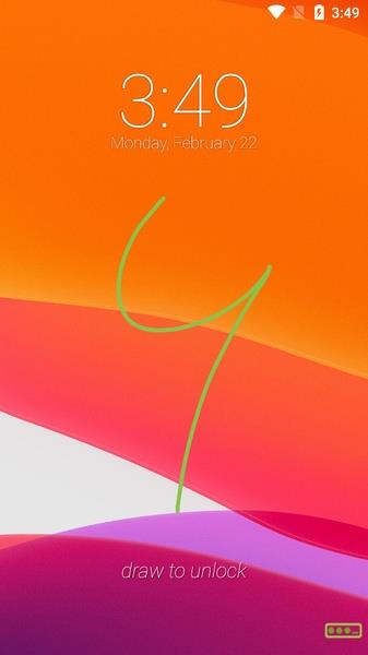 Gesture Lock Screen Captura de pantalla 1