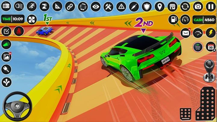 Ramp Car Stunt Racing-Car Game Screenshot 2