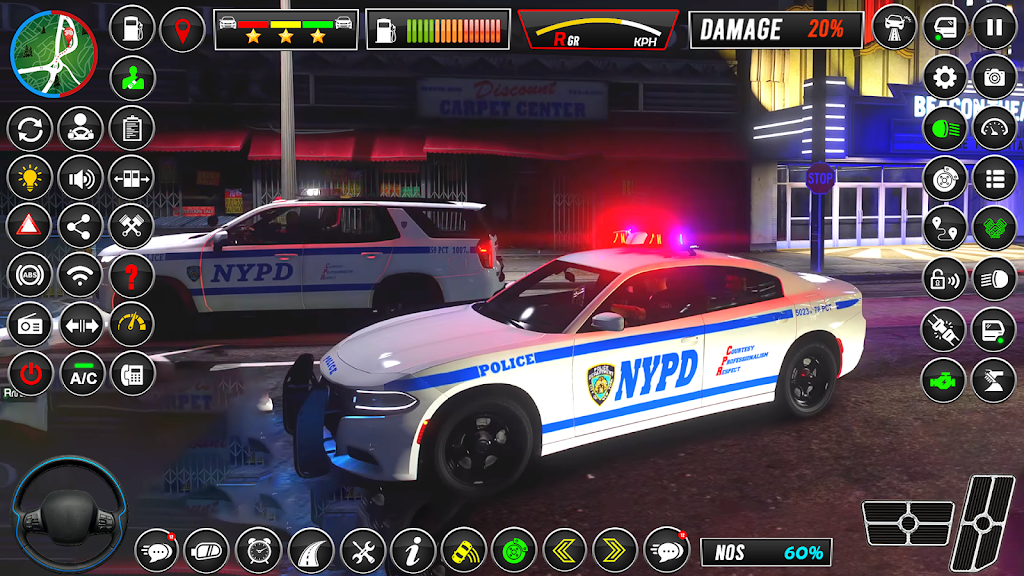 Police Car Chase: Car Games 3D Captura de pantalla 1