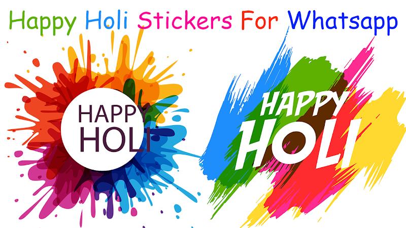 Holi Stickers and Holi Images Ảnh chụp màn hình 2