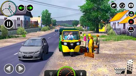 US Tuk Tuk Auto Rickshaw Games Captura de tela 1