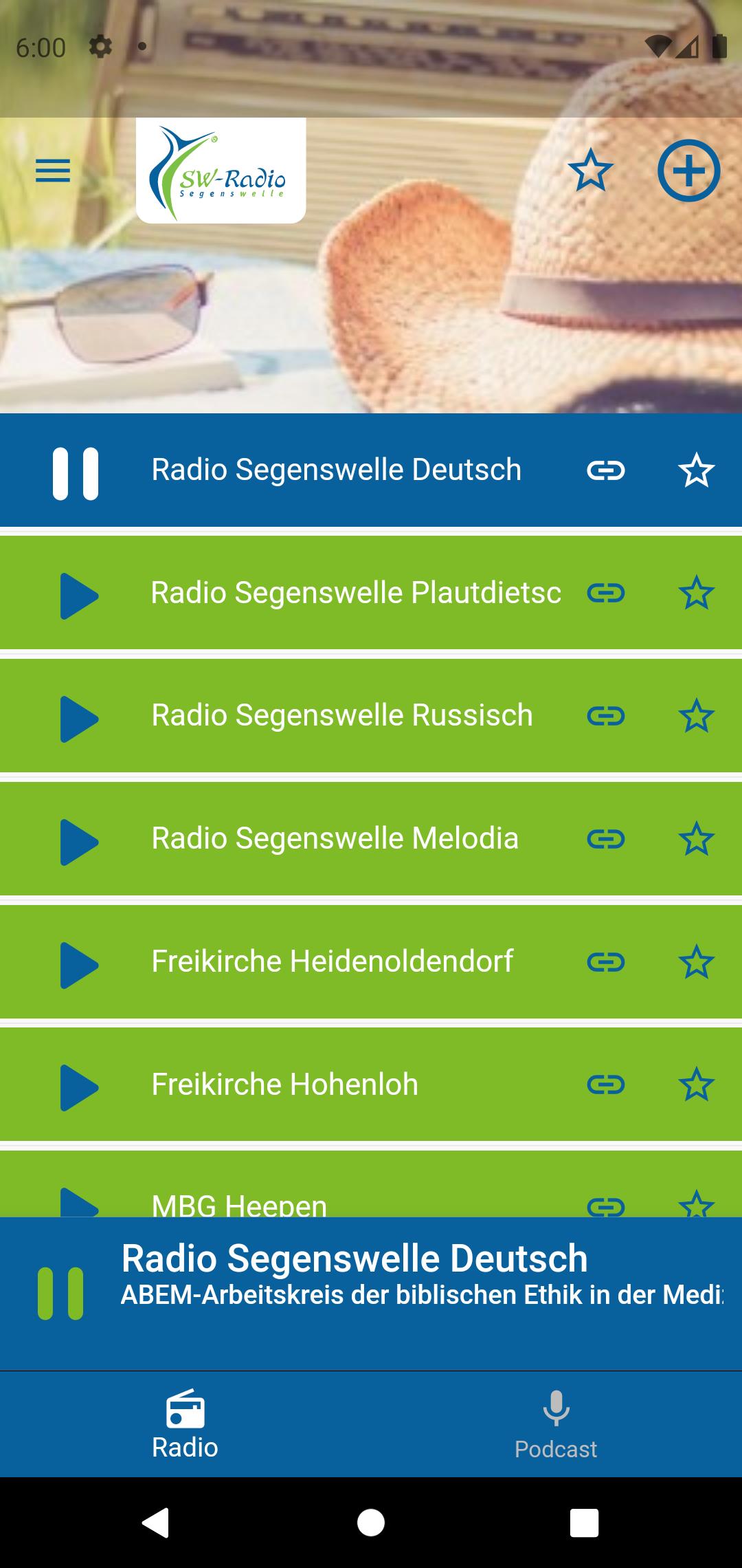 Radio Segenswelle Schermafbeelding 0