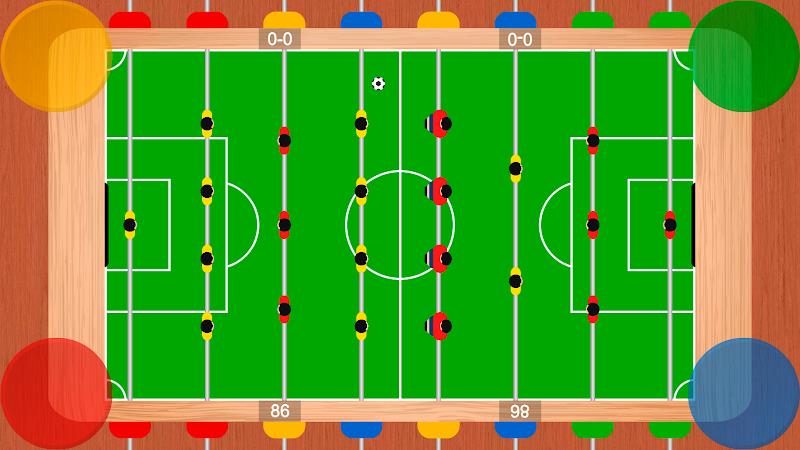 Foosball table soccer 1 2 3 4 스크린샷 1