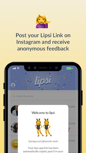 Lipsi - Anonymous messaging Captura de pantalla 2