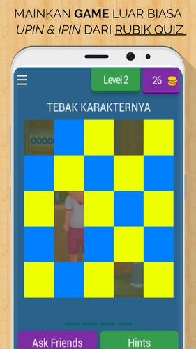 Upin & Ipin Rubik Quiz应用截图第1张