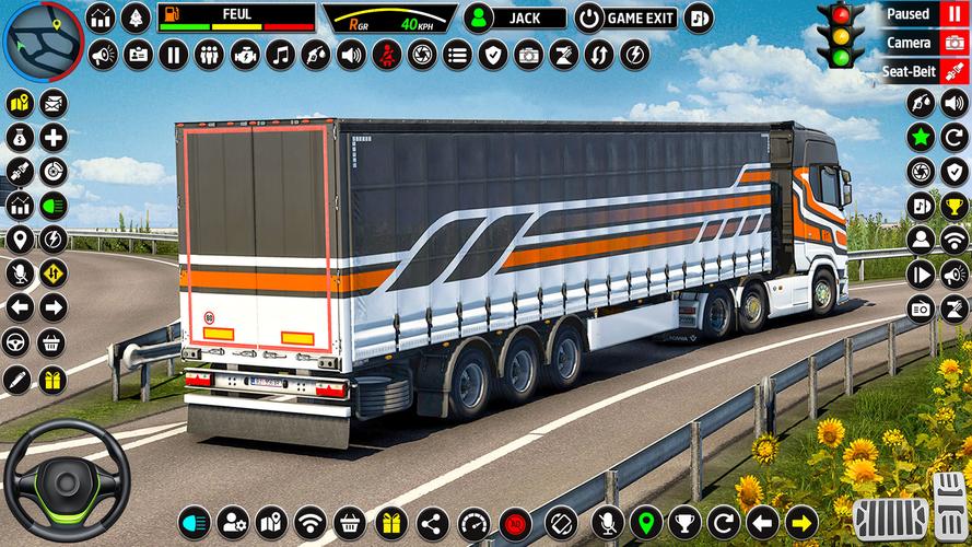 US Truck Driving 3D Truck Game應用截圖第2張