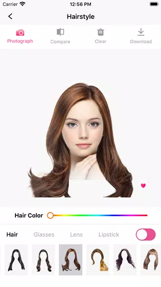 Hair Makeover-modiface・haircut應用截圖第1張