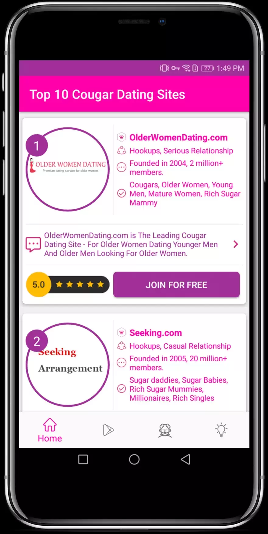 Cougar Dating Apps for Mature & Older Women應用截圖第0張