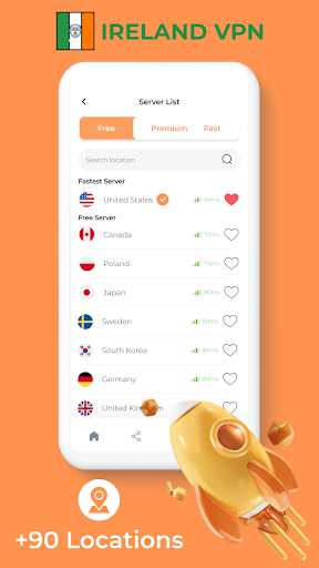 Ireland VPN - Private Proxy Ekran Görüntüsü 2