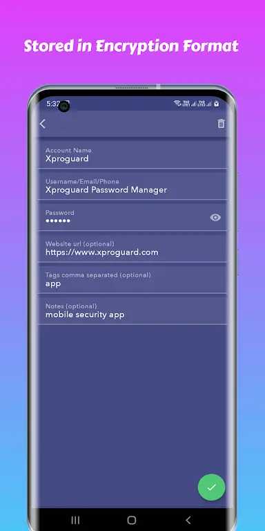 Xproguard Password Manager Tangkapan skrin 1