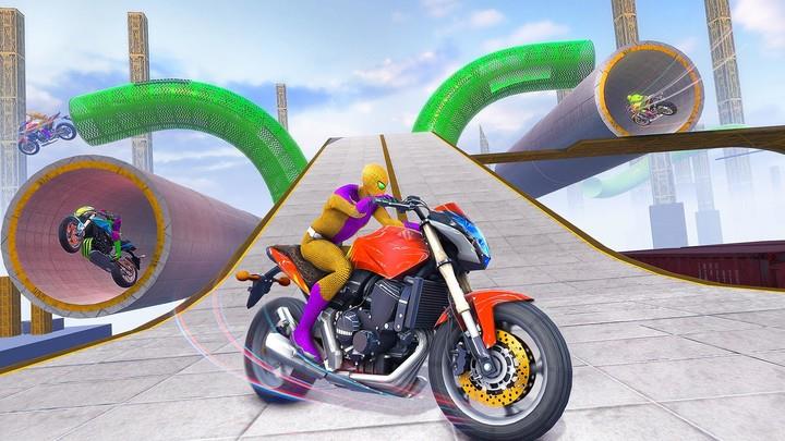 Motorbike Race Motorcycle Game Captura de tela 2