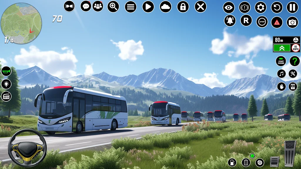 Indian Bus Driver: Bus Game Schermafbeelding 1