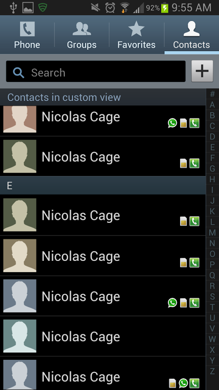 Contacts Hacker - Prank App Captura de tela 0