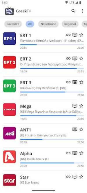 Greek TV應用截圖第0張