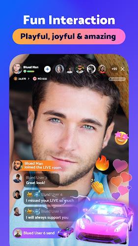 Blued: Gay Live Chat & Dating ภาพหน้าจอ 1