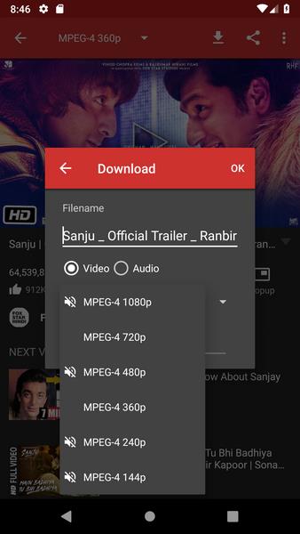 All YouTube Video Downloader ภาพหน้าจอ 2