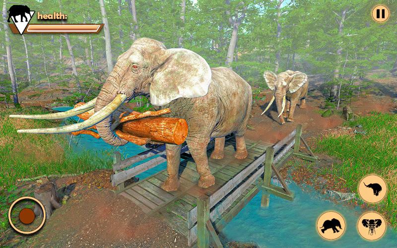 Elephant Simulator Animal Game स्क्रीनशॉट 2