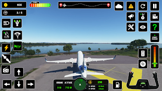 Airplane Flight Simulator Game Schermafbeelding 0