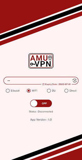 Amu VPN ภาพหน้าจอ 1