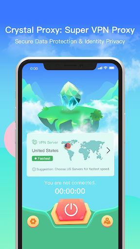 Crystal Proxy: Super VPN Proxy Ảnh chụp màn hình 0