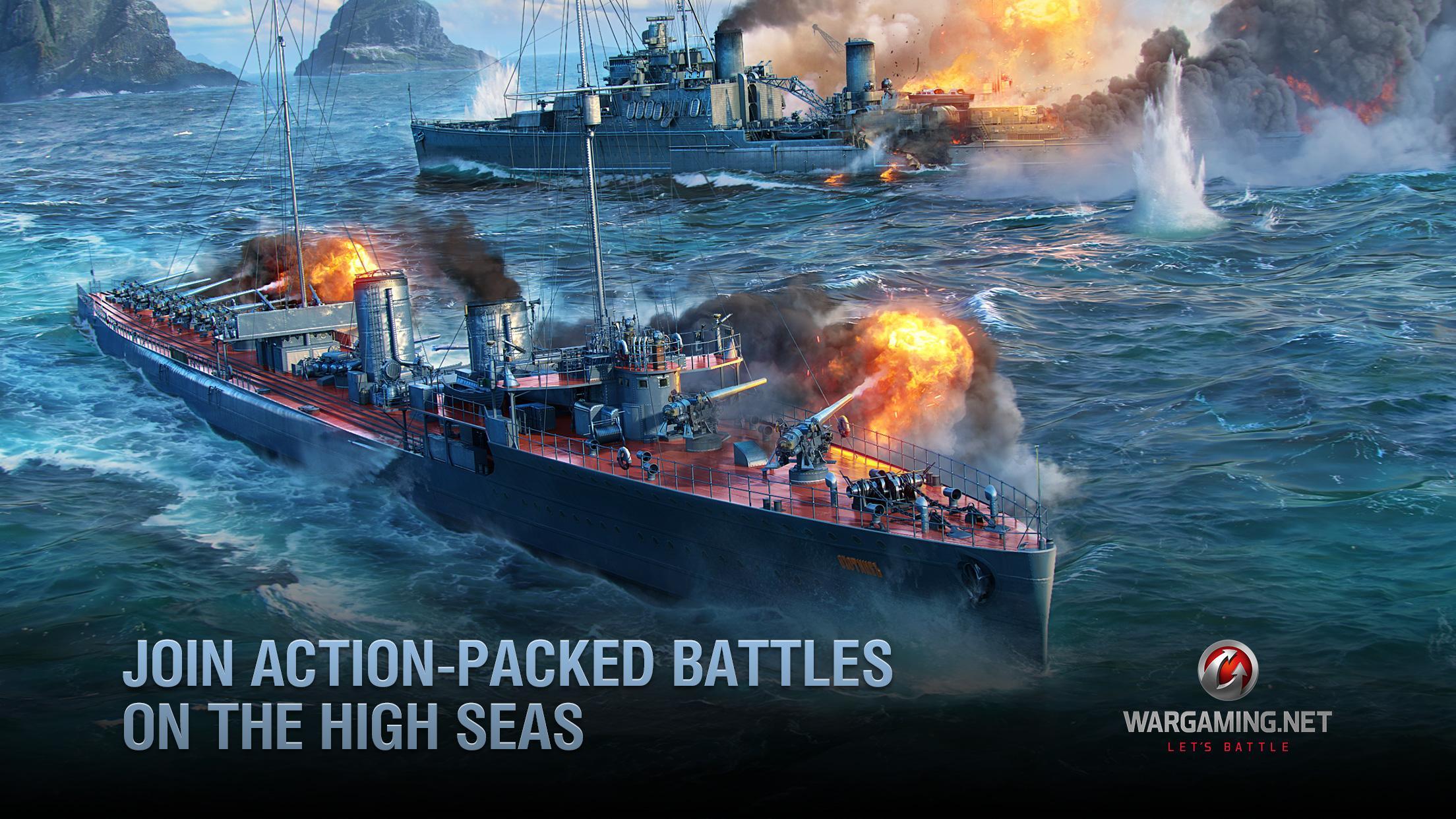 World of Warships Blitz: Sea Screenshot 1