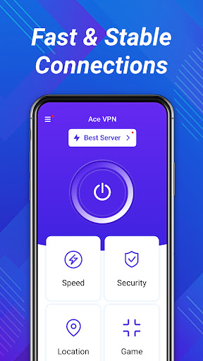 Ace VPN: Fast & Stable ဖန်သားပြင်ဓာတ်ပုံ 1