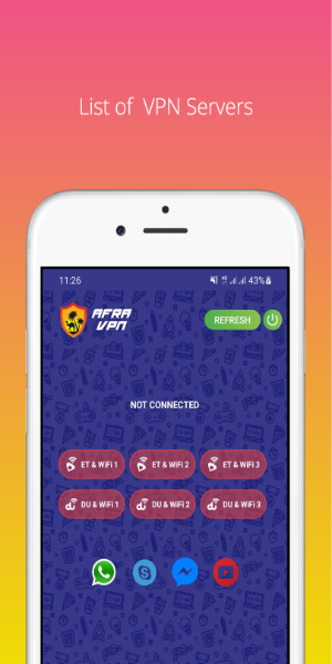 Afra VPN - Fast and Safe スクリーンショット 2