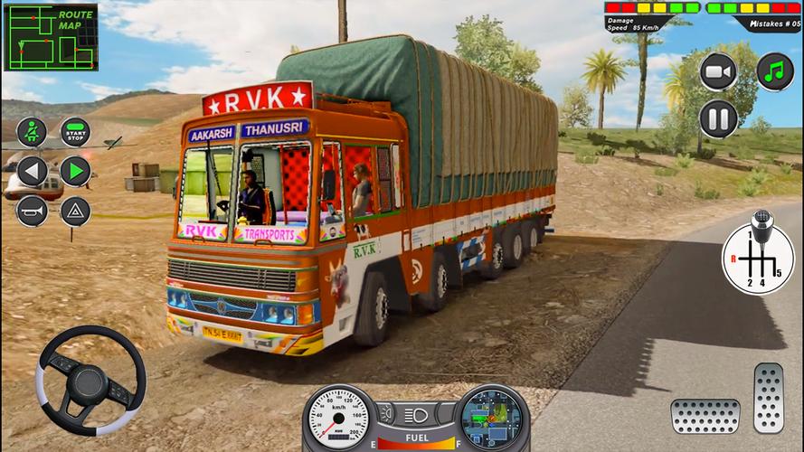 Indian Heavy Truck Delivery 3D Screenshot 0