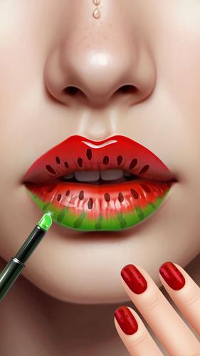 Lip Art Beauty DIY Makeup Game應用截圖第2張