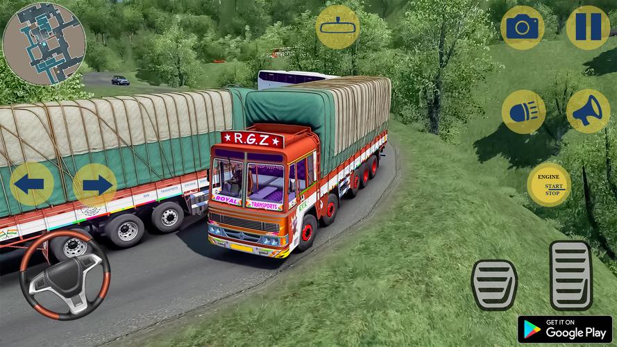 Indian Truck Cargo Truck Games Zrzut ekranu 2