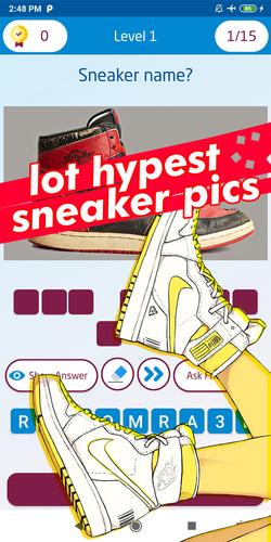 sneaker quiz 스크린샷 3