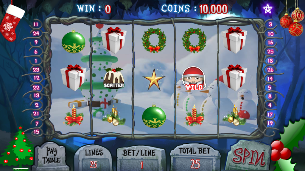 Christmas Jackpot : Real Casino Slot Master 777 ภาพหน้าจอ 1