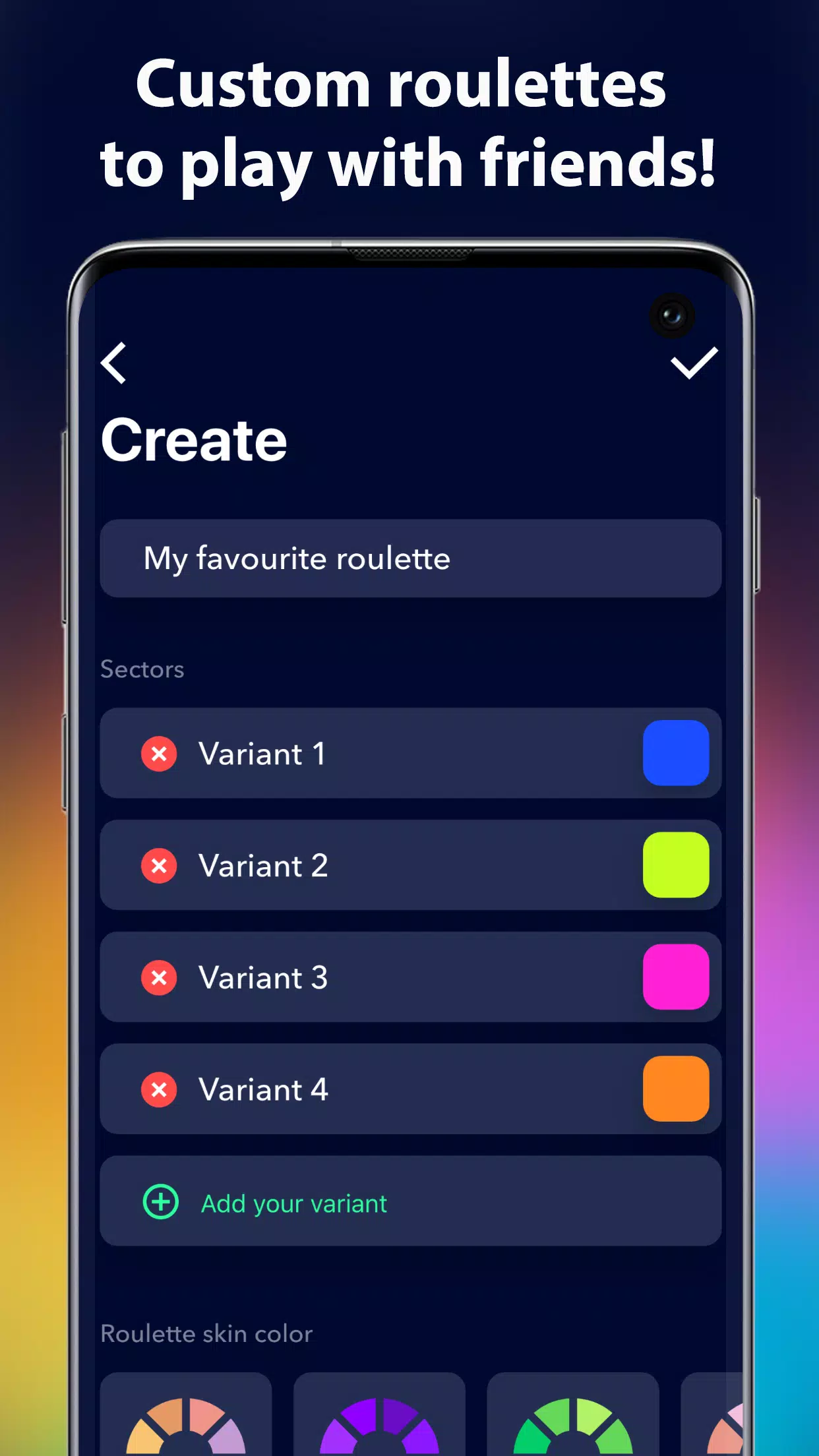 A4 Wheel of fortune Captura de tela 3