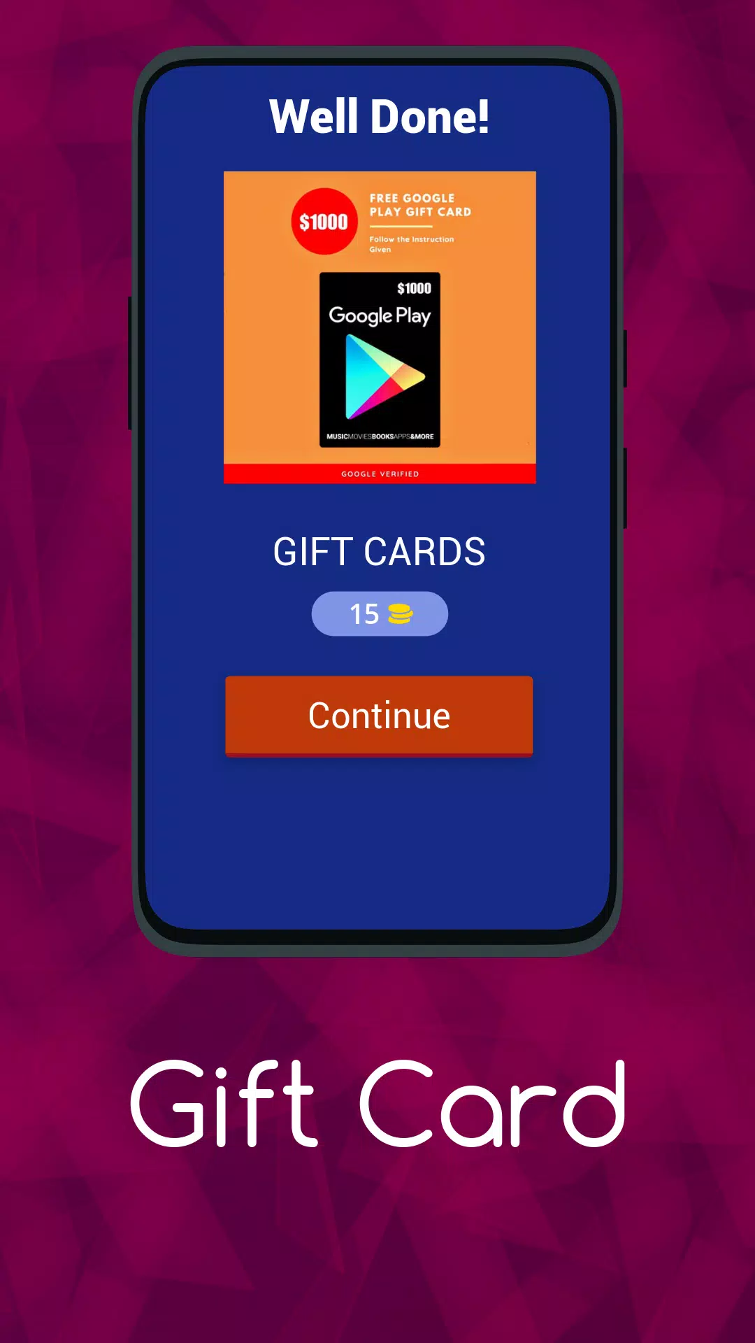 Gift Card Capture d'écran 2