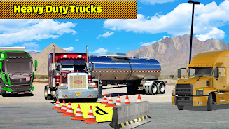 Truck Parking Truck Games स्क्रीनशॉट 1