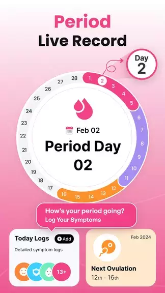 Period Tracker Ovulation Cycle應用截圖第0張