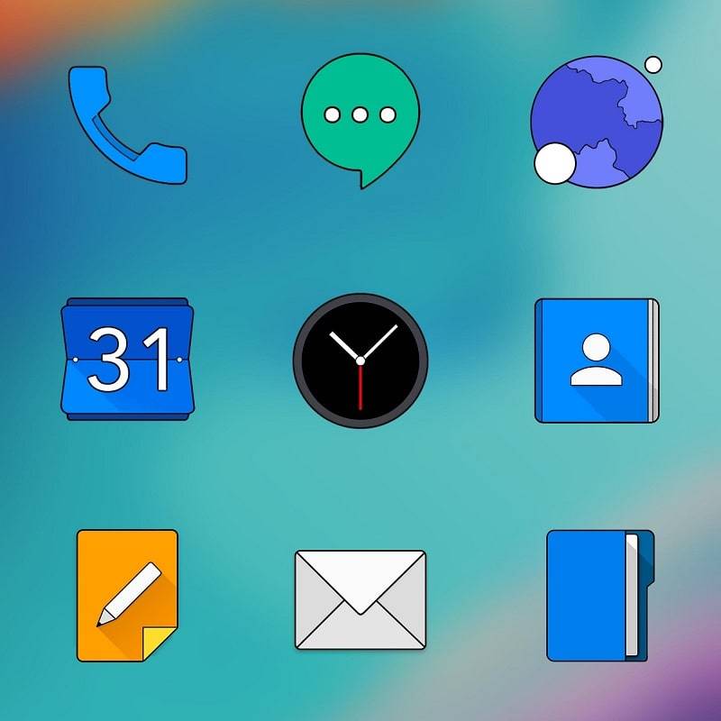 Oxigen HD – Icon Pack Captura de pantalla 0